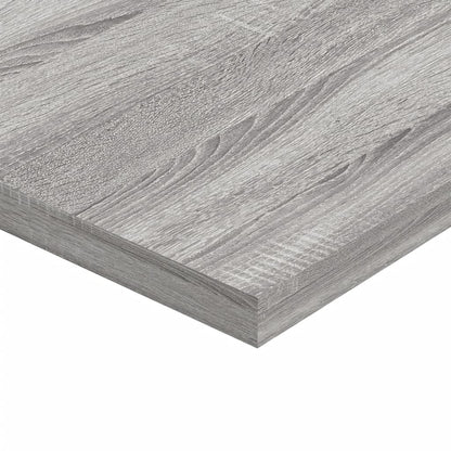 Wall Shelves 4 pcs Grey Sonoma 60x40x1,5 cm Engineered Wood