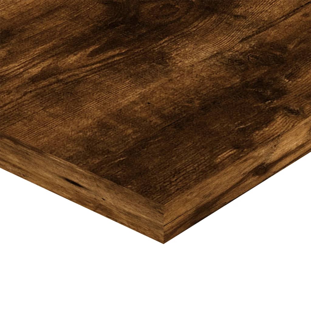 Wall Shelves 4 pcs Smoked Oak 80x20x1.5 cm Engineered Wood