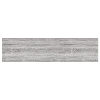 Wall Shelves 4 pcs Grey Sonoma 80x20x1.5 cm Engineered Wood
