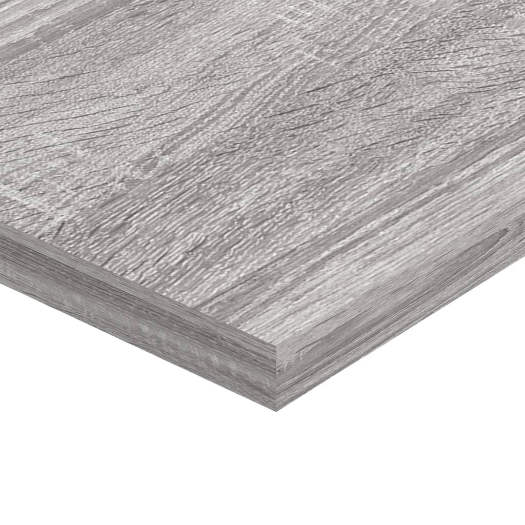 Wall Shelves 4 pcs Grey Sonoma 80x20x1.5 cm Engineered Wood