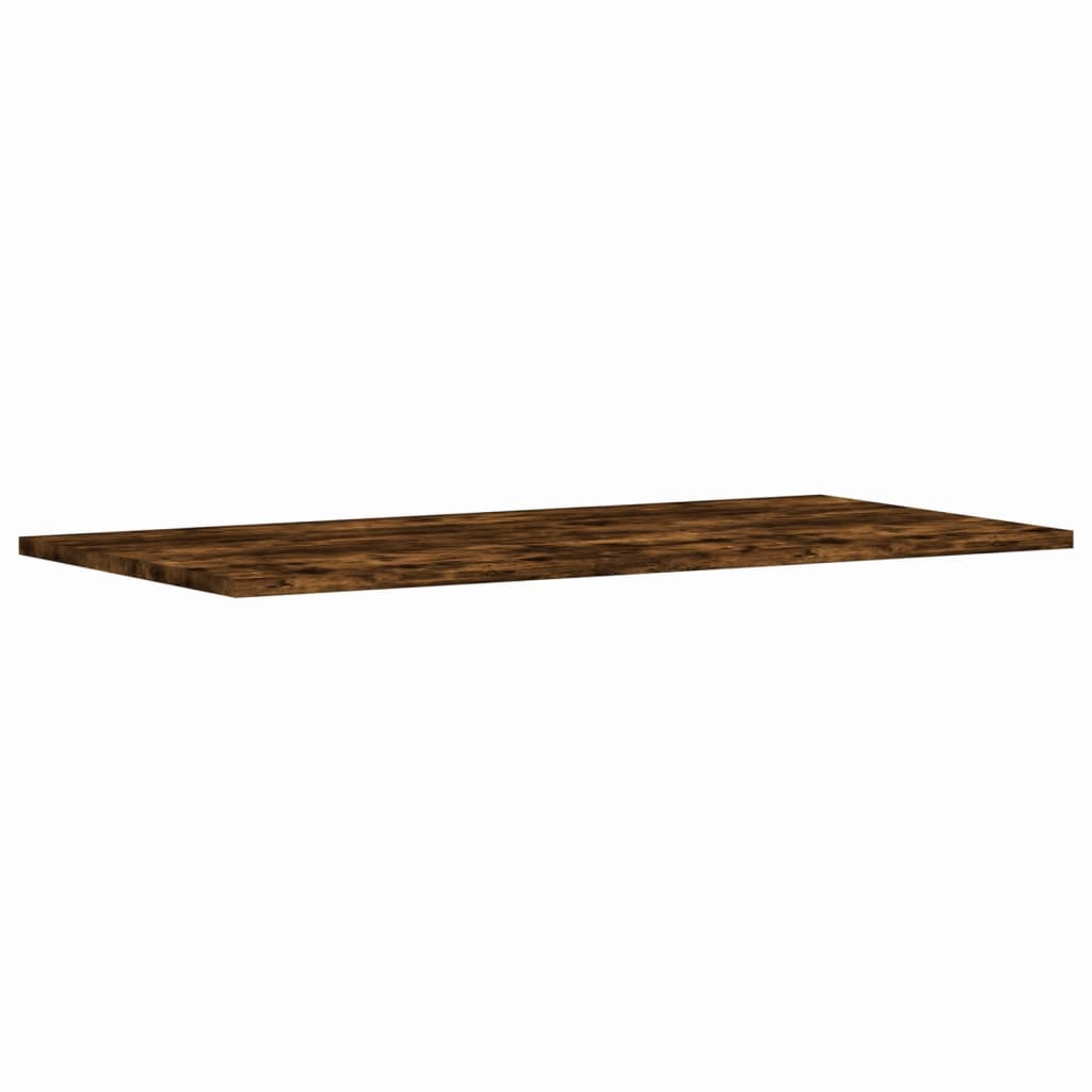 Wall Shelves 4 pcs Smoked Oak 80x40x1.5 cm Engineered Wood
