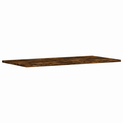 Wall Shelves 4 pcs Smoked Oak 80x40x1.5 cm Engineered Wood