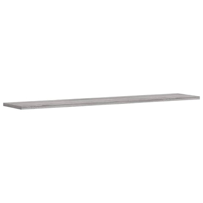Wall Shelves 4 pcs Grey Sonoma 100x20x1.5 cm Engineered Wood