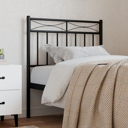 Metal Replace Headboard Black 75 cm