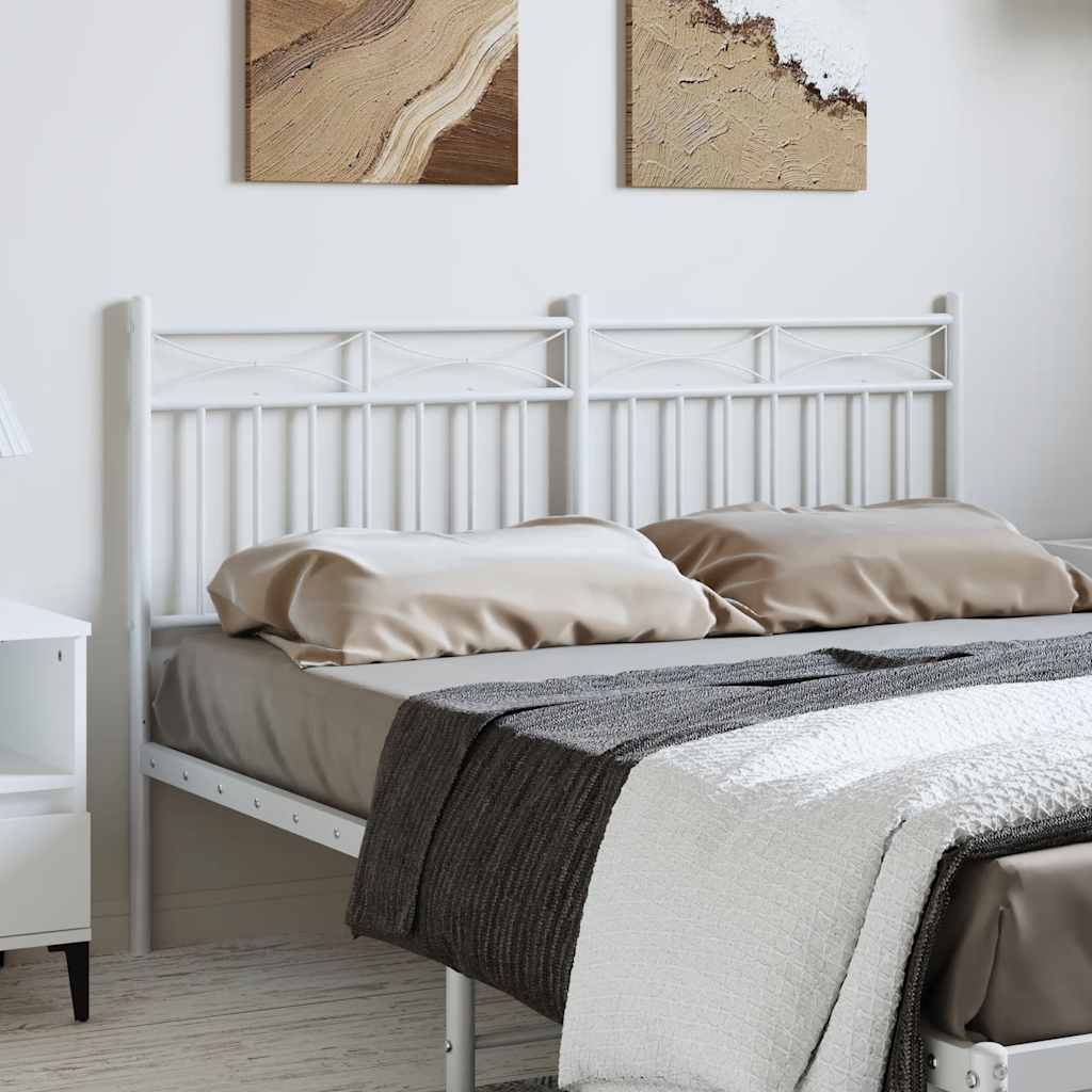 Metal Replace Headboard White 135 cm