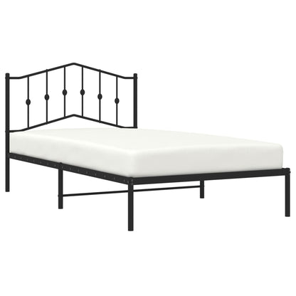 Bed Frame | Black | Powder-coated Steel | Single | Bed Frame