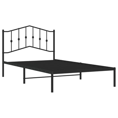 Bed Frame | Black | Powder-coated Steel | Single | Bed Frame