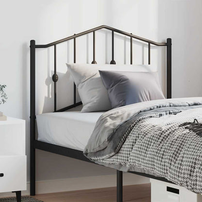 Metal Replace Headboard Black 100 cm