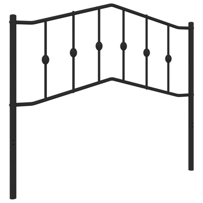 Metal Replace Headboard Black 107 cm
