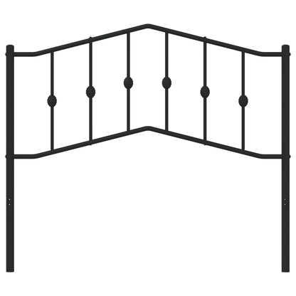 Metal Replace Headboard Black 107 cm