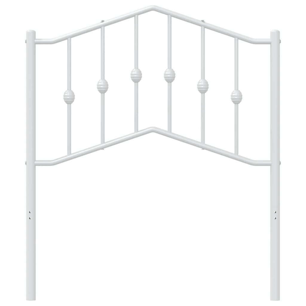 Metal Replace Headboard White 80 cm