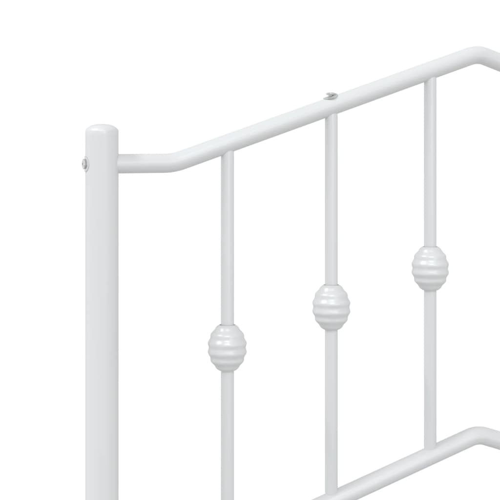 Metal Replace Headboard White 107 cm