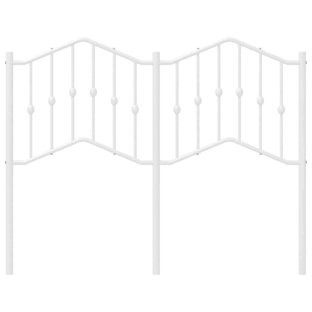 Metal Replace Headboard White 120 cm