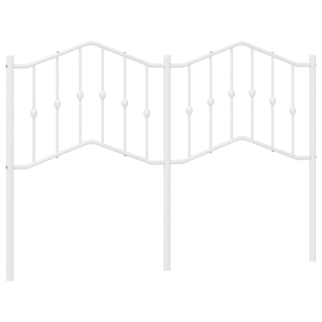 Metal Replace Headboard White 135 cm