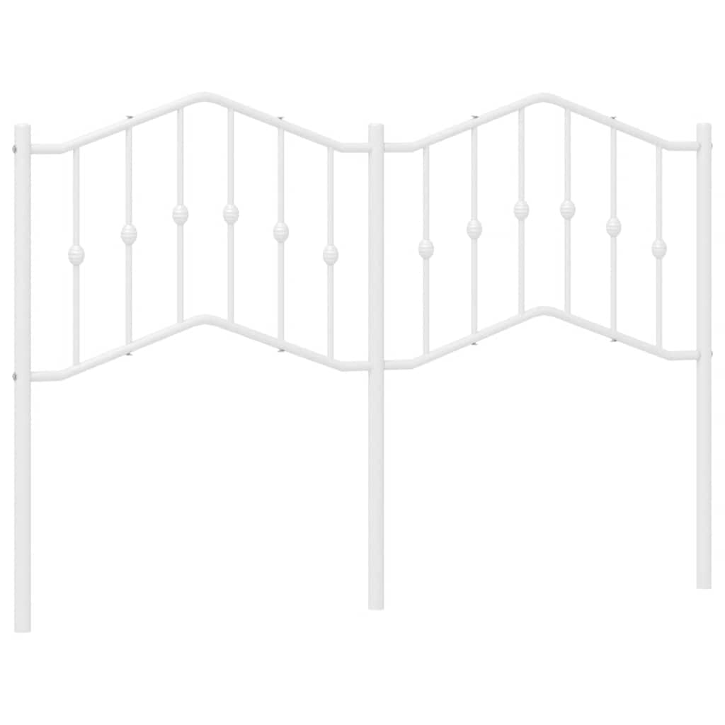 Metal Replace Headboard White 150 cm