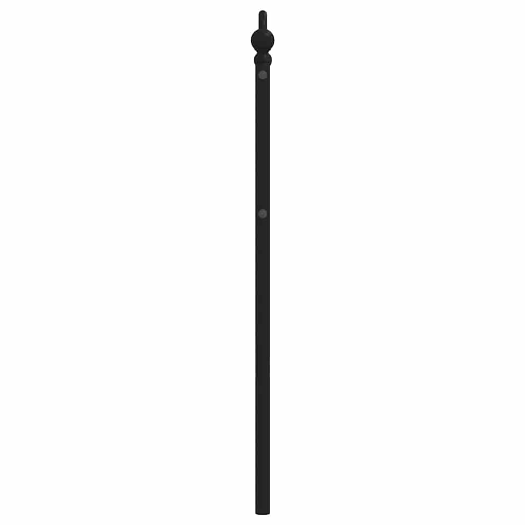 Metal Replace Headboard Black 100 cm