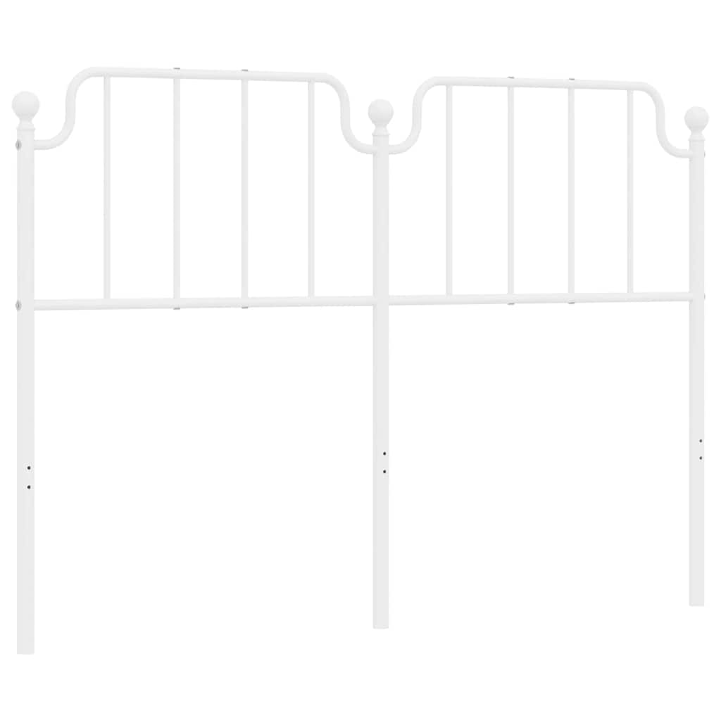 Metal Replace Headboard White 135 cm