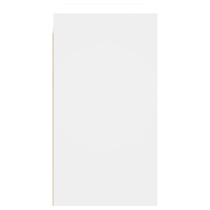 Wall Cabinet with Glass Doors White 68x37x68,5 cm