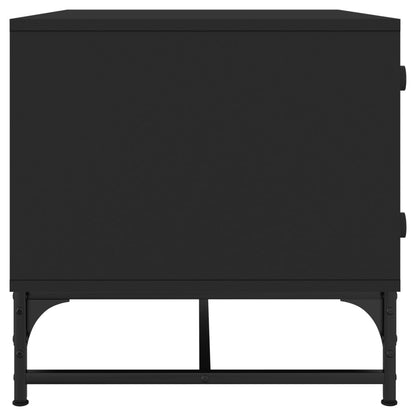Coffee Table | Black | Engineered wood, glass, steel | Medium