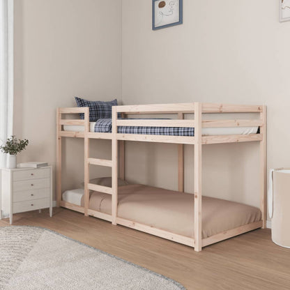 Bunk Bed without Mattress 90x200 cm Solid Wood Pine