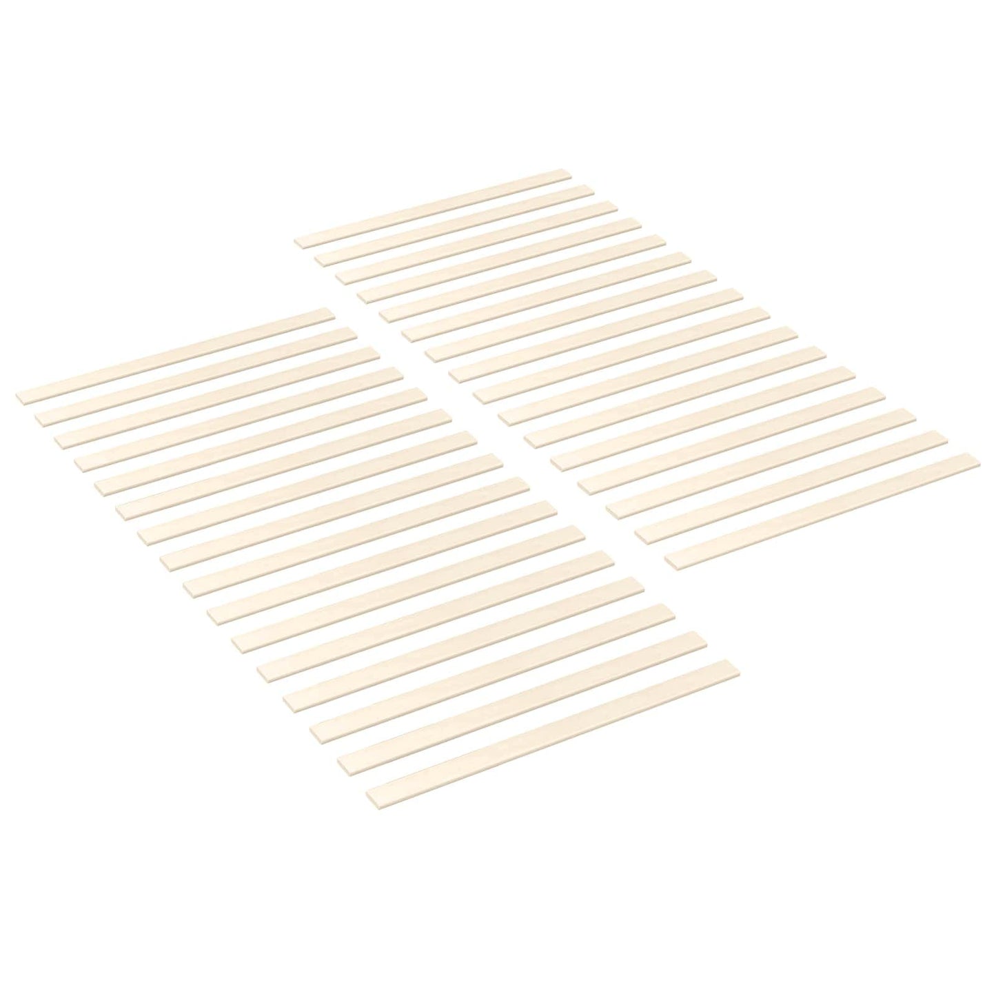 Bed Slat 32 pcs Natural 90 x 6 x 1.3 cm Solid Pine Wood