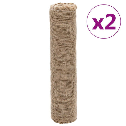 Jute Rolls 2 pcs 0.5x50 m 100% Jute 200 gsm