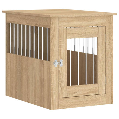 Dog Crate Furniture Sonoma Oak 55x75x65 cm Engineered Wood