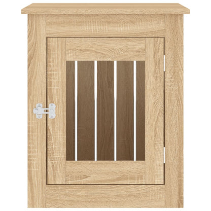 Dog Crate Furniture Sonoma Oak 55x75x65 cm Engineered Wood