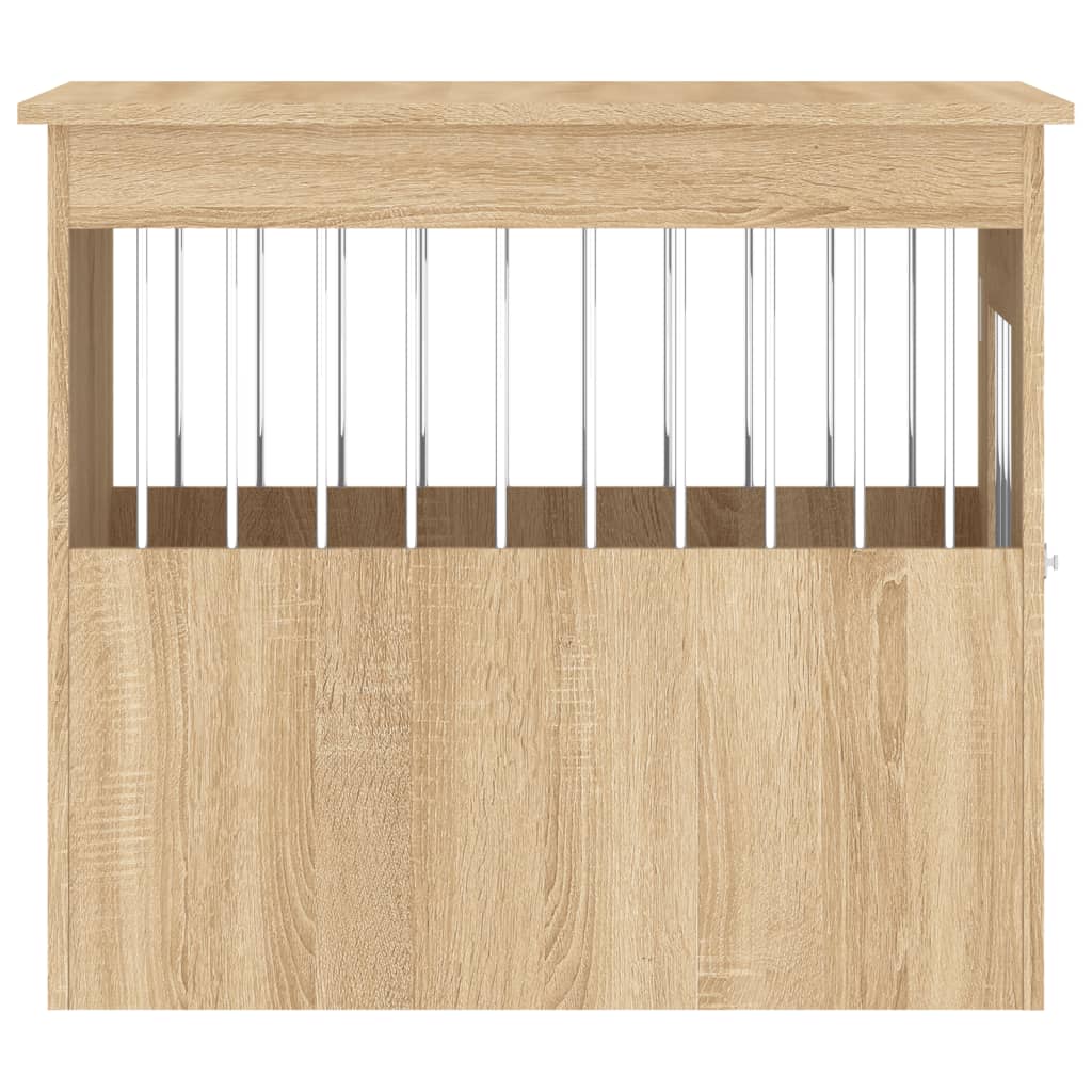 Dog Crate Furniture Sonoma Oak 55x75x65 cm Engineered Wood