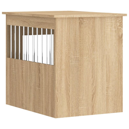 Dog Crate Furniture Sonoma Oak 55x75x65 cm Engineered Wood