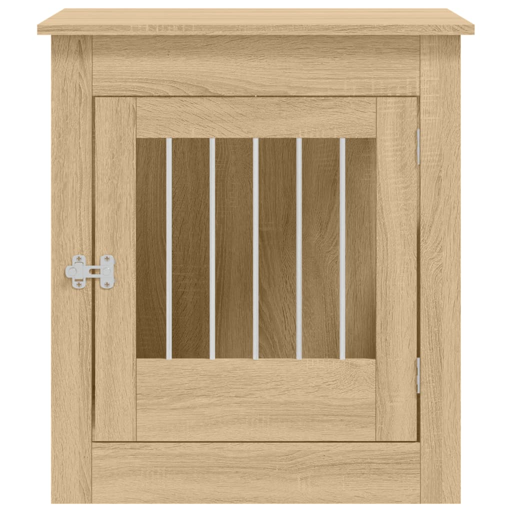 Dog Crate Furniture Sonoma Oak 64.5x80x71 cm Engineered Wood