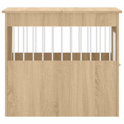 Dog Crate Furniture Sonoma Oak 64.5x80x71 cm Engineered Wood