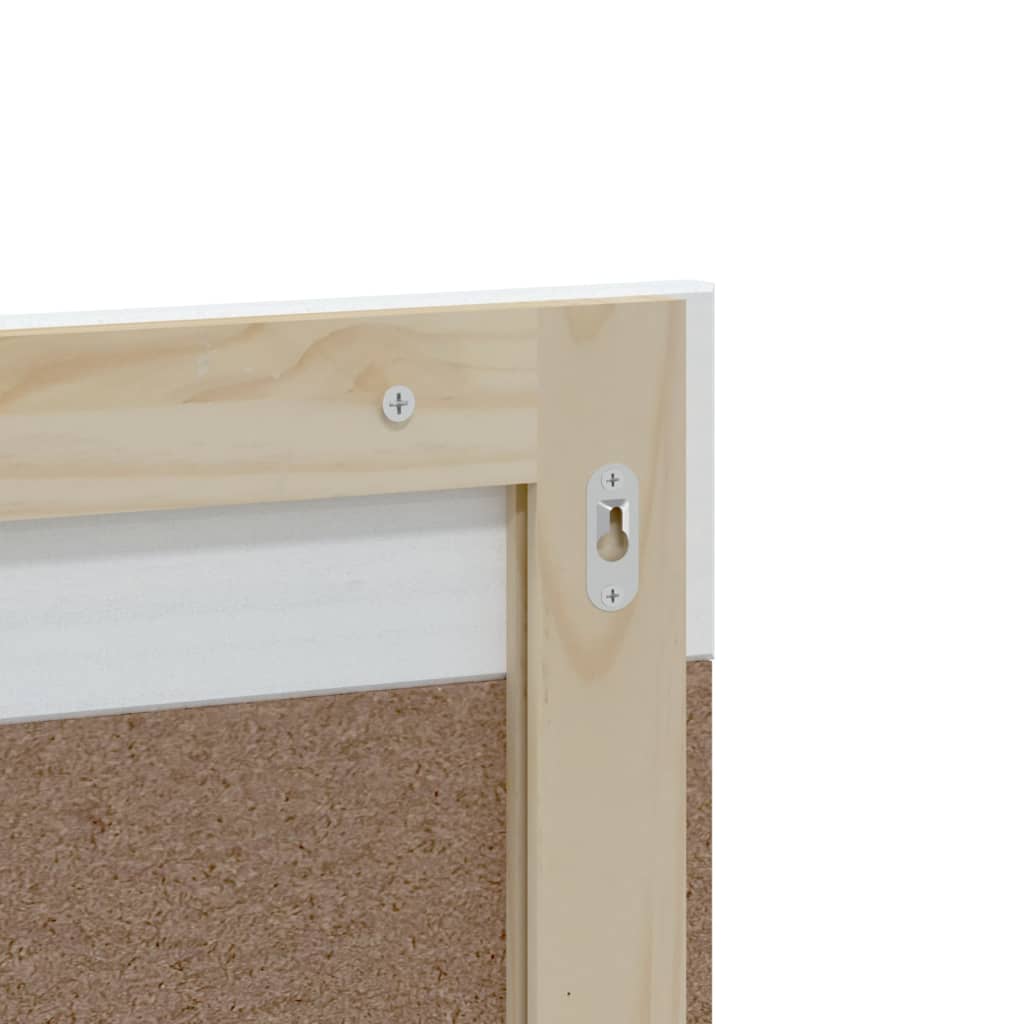 4 Piece Bathroom Furniture Set BERG White Solid Wood Pine