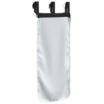 Curtains for Loft Bed White and Black Polyester