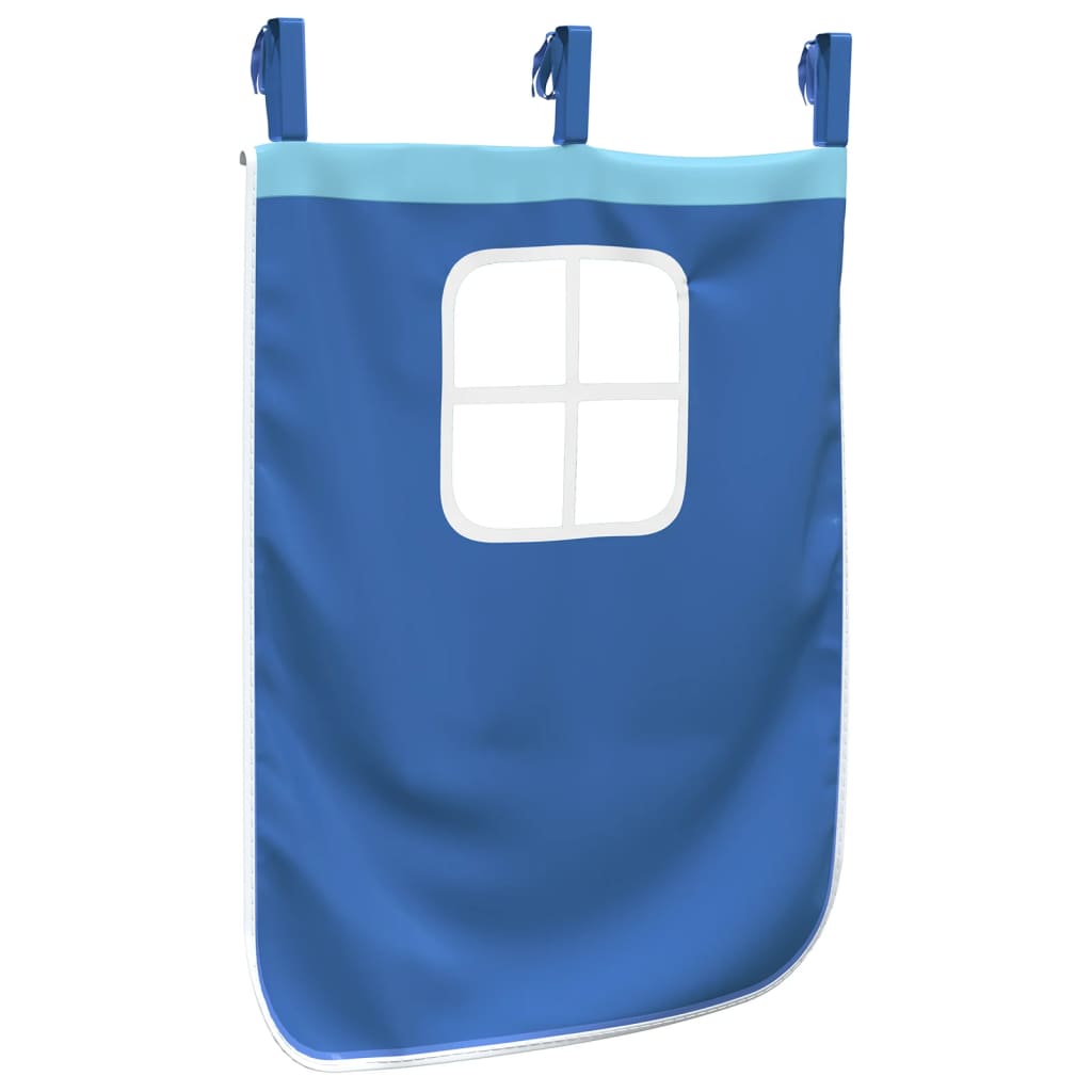 Curtains for Loft Bed with Tunnel Blue Polyester