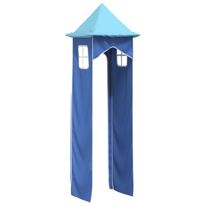 Curtains for Loft Bed with Tunnel and Tower Blue