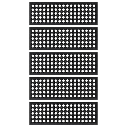 Stair Treads 5 pcs 25x75 cm Rubber