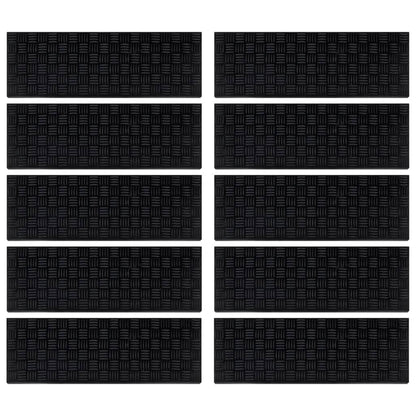 Stair Treads 10 pcs 25x75 cm Rubber