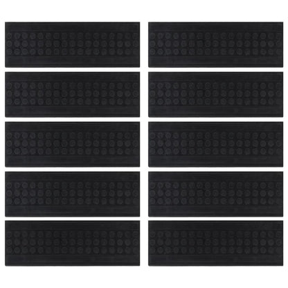 Stair Treads 10 pcs 25x75 cm Rubber