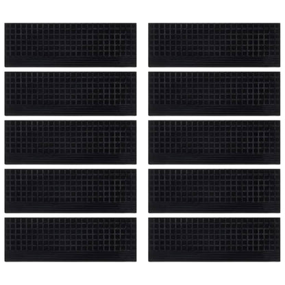 Stair Treads 10 pcs 25x75 cm Rubber