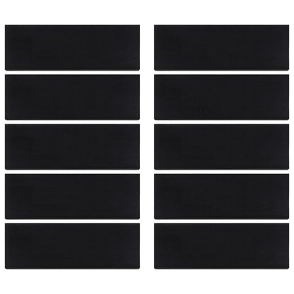 Stair Treads 10 pcs 25x75 cm Rubber