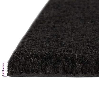 Door Mats 2 pcs Black 40x60 cm Tufted Coir