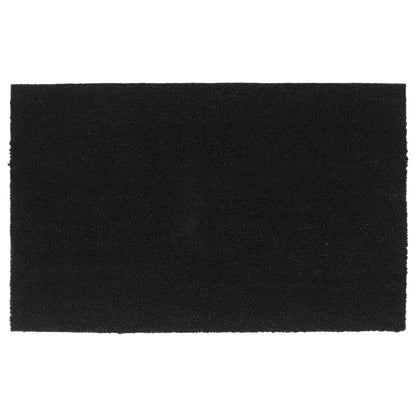 Door Mat Black 50x80 cm Tufted Coir