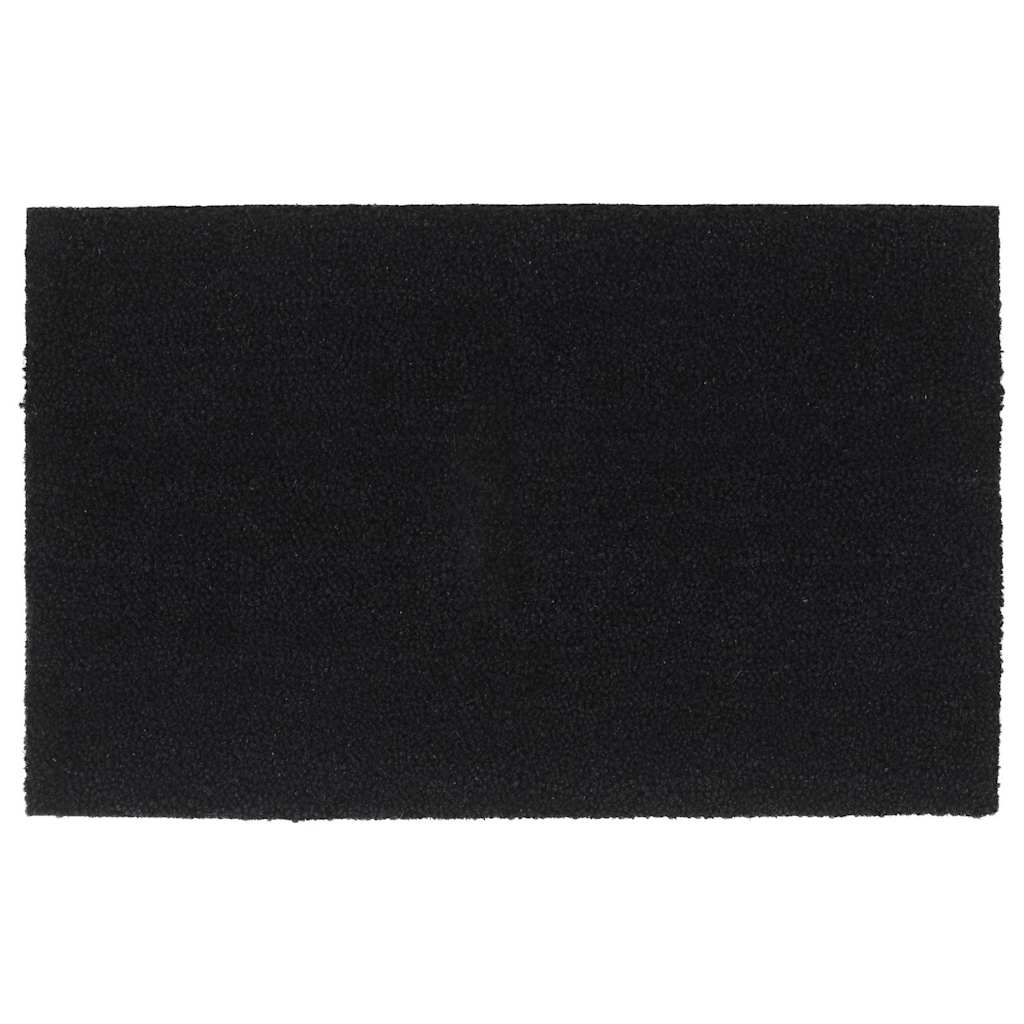 Door Mat Black 50x80 cm Tufted Coir