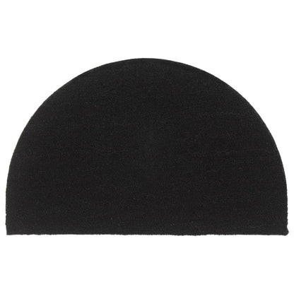 Door Mat | Black | Coir | 50x80 cm | Foldable | Door Mat | Crescent