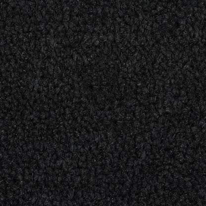 Door Mat | Black | Coir | 50x80 cm | Foldable | Door Mat | Crescent