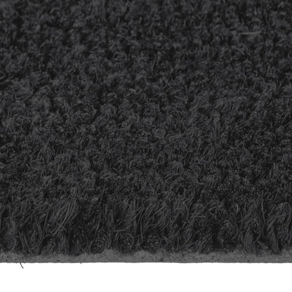 Door Mat Black 60x90 cm Tufted Coir