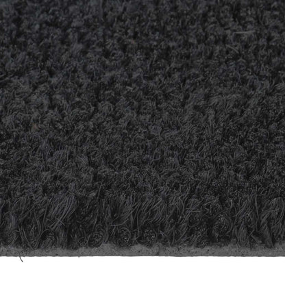 Door Mat Black 60x90 cm Tufted Coir