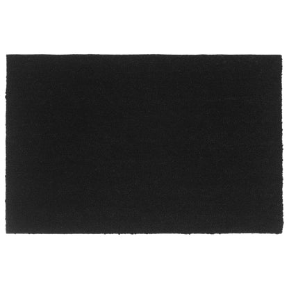 Door Mat Black 65x100 cm Tufted Coir