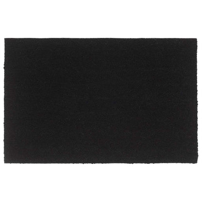 Door Mat Black 65x100 cm Tufted Coir